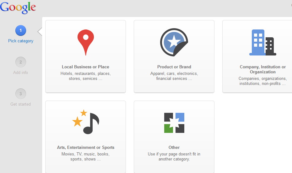 create a business page