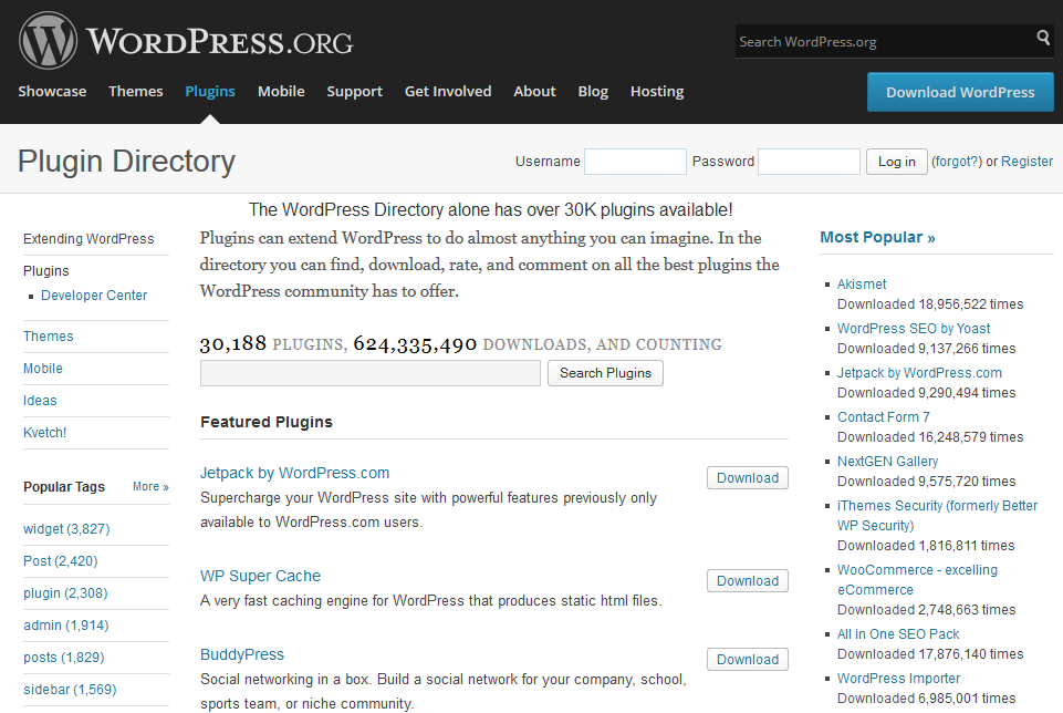 Wordpress plugins